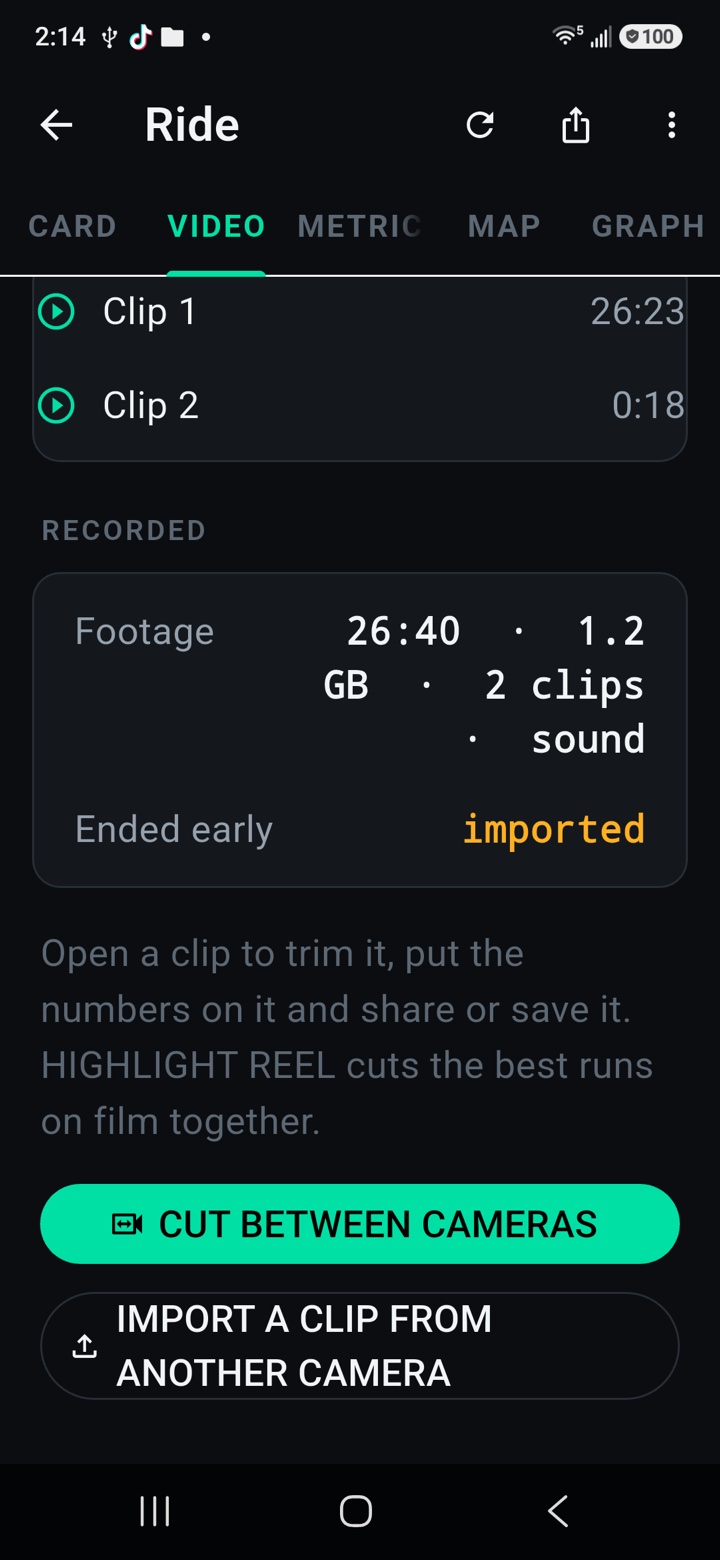 A clip from another camera